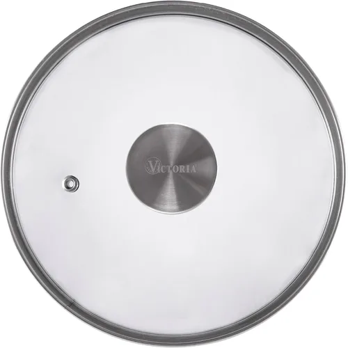 Tapa de vidrio de 6 pulgadas para sartén o sartén Victoria Round de hierro fundido de 6.5 pulgadas, hecha a medida solo para la marca Victoria ,
