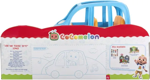Miniatura 7 de CoComelon Coche divertido familiar con sonidos – Incluye JJ – reproduce clip de canción, are we there yet – Juguetes para niños, niños pequeños