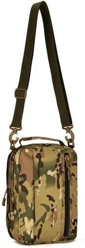 Miniatura 3 de UNISTRENGH Mochila táctica militar para el pecho, mochila Molle, bolsa de hombro casual, equipo cruzado, CP Camouflage