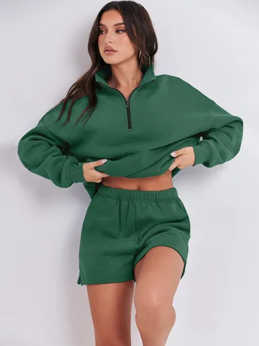 Miniatura 9 de ANRABESS Conjunto de dos piezas para mujer, conjunto de manga larga para gimnasio, ropa de moda de primavera 2024