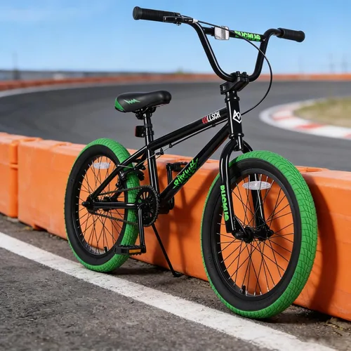 Miniatura 5 de vollsch Bicicletas BMX Freestyle de 18 y 20 pulgadas para adolescentes de 6 a 15 años de edad, niños, niñas, principiantes con palanca, varios