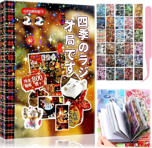 Miniatura 29 de Calcomanías coreanas para tarjetas fotográficas kpop, 3500 para decoración de libros, estéticas, purpurina, mariposa, amor, cinta, flor, alfabeto