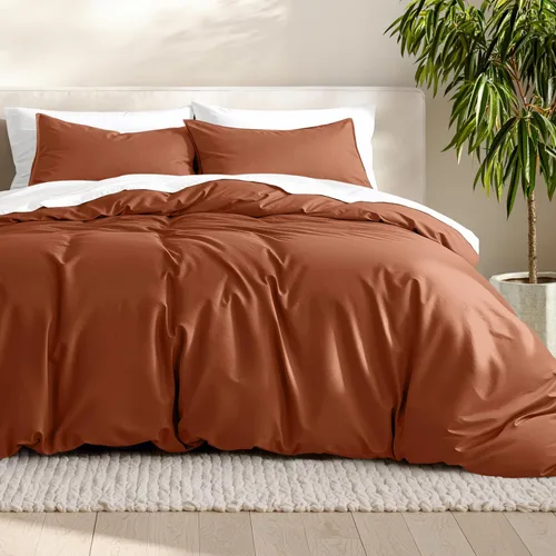 Miniatura 28 de Bare Home - Funda de edredón de ropa de cama extra larga - Colección premium de 1800 hilos súper suave - Funda de edredón ligera y fresca - Ropa