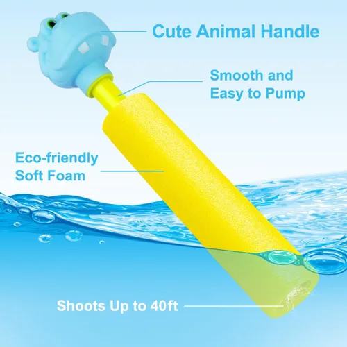 Miniatura 4 de Pistolas de agua, pistola de chorros de agua de 40 pies de alcance para piscina, playa, fiesta de verano, juguetes de agua al aire libre para niños