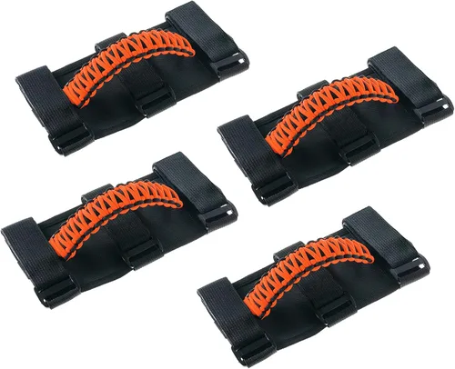 Miniatura 19 de Savadicar 2 x Asas de Agarre para Barra Antivuelco Manijas de Agarre para Jeep Wrangler YJ TJ JK JL y Gladiator JT 1987-2023, UTV, ATV, Accesorios