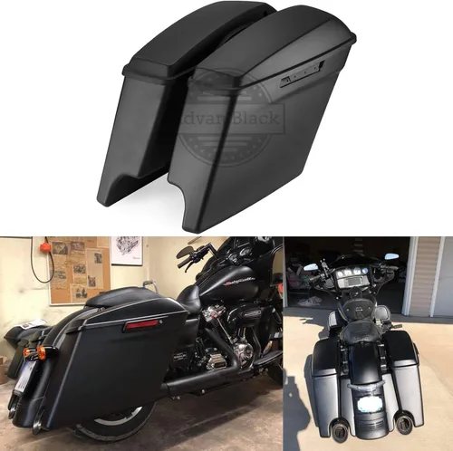 Parabrisas personalizado Moto OnFire, diseño con aerógrafo, Saddlebags