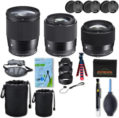 Miniatura 16 de Sigma Lente contemporánea de 16 mm f/1.4 DC DN para Sony E (402965) Negro