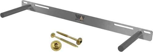 Miniatura 9 de Slimline - Soporte flotante de 12 pulgadas, capacidad de peso de 150 libras, soporta estantes flotantes montados en la pared de 1.5 pulgadas