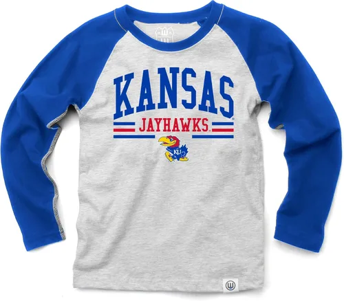 Miniatura 13 de Wes and Willy NCAA playera raglán de manga larga para niños
