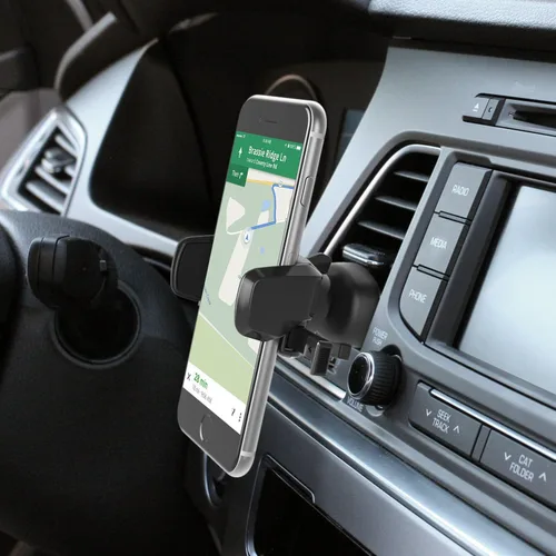 Miniatura 7 de iOttie Easy One Touch Mini Soporte de ventilación de aire para iPhone Xs Max R 8 Plus 7 Samsung Galaxy S10 E S9 S8 Plus Edge, Note 9 y otros