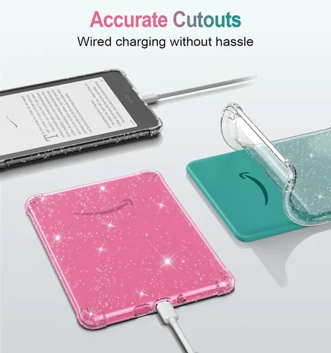 Miniatura 6 de MoKo Funda para Kindle Paperwhite de 7 pulgadas (12ª generación-2024) y Kindle Colorsoft Signature Edition 2024 ultra fina, transparente, flexible