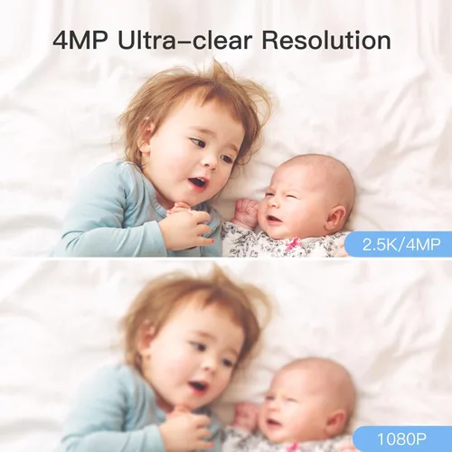 Miniatura 3 de Cámara de seguridad interior ARENTI 5G, cámara para mascotas de 4MP con altavoz para perros/gatos, monitor de bebé con aplicación para teléfono