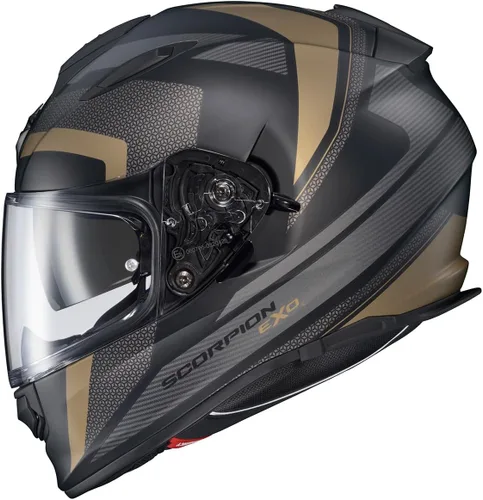 Miniatura 9 de ScorpionEXO Ryzer - Casco integral de motocicleta con visera Pinlock Ready con bolsillos para altavoz integrados, aprobado por DOT ECE