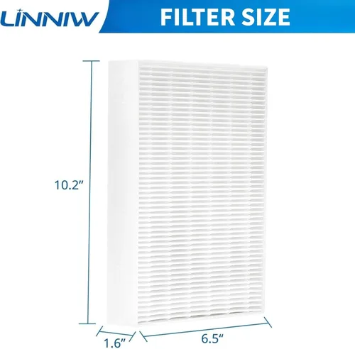 Miniatura 6 de Filtro R de repuesto HPA300 compatible con purificador de aire Honeywell Serie HPA100/200/300 y 5000, paquete de 6 filtros Honeywell R