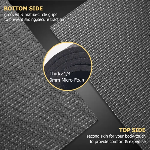Miniatura 4 de GXMMAT Large Yoga Mat 6'x4'/6'x6'/7'x5'(7mm/9mm), Extra Thick Workout Mats for Home Gym Flooring,Ultra Comfortable Non-Slip Quick Resilient Barefoot