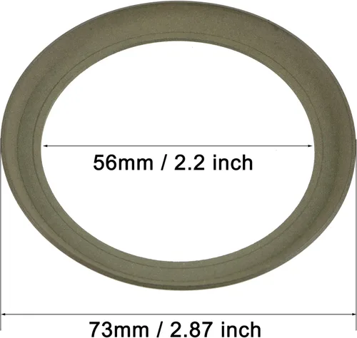 Miniatura 2 de uxcell Anillo de pistón de compresión para compresor de aire, pieza de repuesto de 2.874 in de diámetro exterior de 2.205 in de diámetro