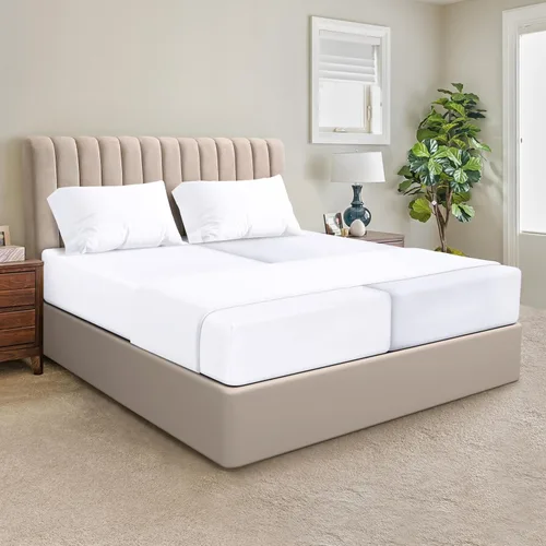 Miniatura 32 de SGI bedding Sábanas 100% algodón egipcio tamaño individual – Sábanas refrescantes, ropa de cama blanca suave y transpirable, ropa de cama de lujo