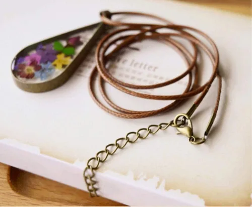 Miniatura 6 de 30 piezas de collar encerado de 0.059 in 23.6 pulgadas con cadena de bronce y cierre de langosta para hacer pulseras, collares y joyas (marrón)