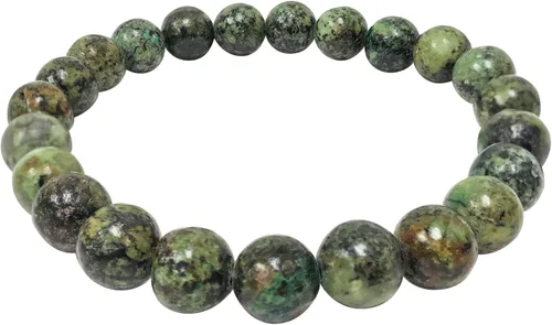 Miniatura 129 de Gem Avenue Handmade Round Bead Stretch Bracelet Unisex Natural Stone Beaded Jewelry for Men & Women, Elastic Wristband for Daily Wear