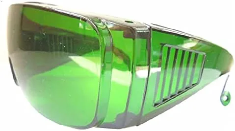 Miniatura 8 de Gafas de seguridad láser 200-450nm y 800-2000nm 405nm OD4+450nm 808nm 1064nm YAG gafas protectoras con caja