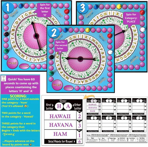 Miniatura 3 de Juego de palabras: el mejor juego de mesa de desafío de palabras de ritmo rápido para familiares y amigos - Diversión nocturna