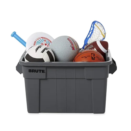 Miniatura 4 de Baúl con tapa Rubbermaid Commercial fg9s3100gray Brute, capacidad de 20 galones, 27-7/8 pulgadas, longitud x 17-3/8 pulgadas, ancho x 15-1/8 Gris