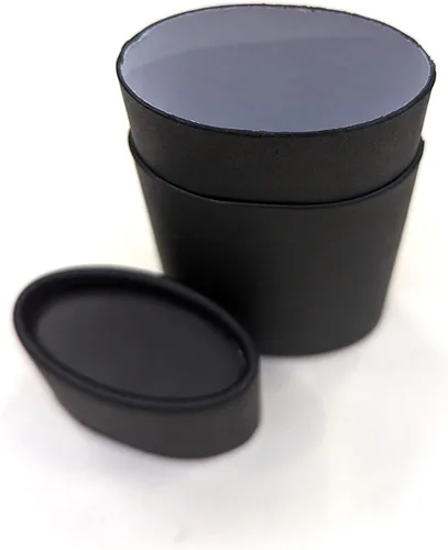 Miniatura 3 de Recipientes de desodorante de cartón vacíos de 2.65 oz (2.5 onzas) - Forma ovalada - Estilo push-up (paquete de 6, negro)