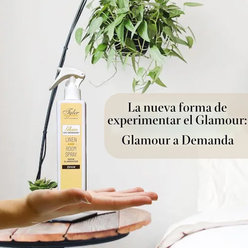 Miniatura 2 de Tyler Glam on Demand - Spray para Ropa de Cama y Habitación Aroma Diva Paquete de 2 - Paquete de Ambientador y Eliminador de Olores con Bolígrafo