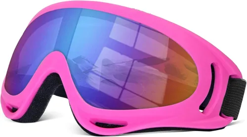 Miniatura 12 de Gafas de motocross ATV con resistencia al impacto, diadema ajustable para esquí, nieve y motocross Caqui