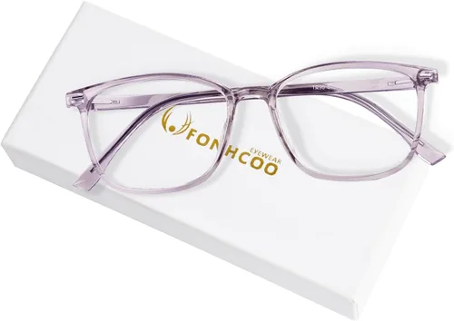 Miniatura 7 de FONHCOO Gafas de bloqueo de luz azul para mujeres y hombres, TR90, marco de moda, gafas de luz azul para computadora Gris