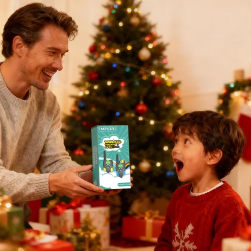 Miniatura 7 de Walkie Talkies para niños, recargable, paquete de 2, 3 millas de largo alcance, 22 canales, radio de 2 vías, mini wakey takey, cumpleaños, juguetes