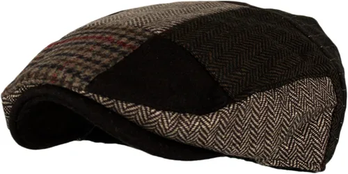 Wonderful Fashion Sombrero de conducción de taxista de tweed de lana de espiga para hombre