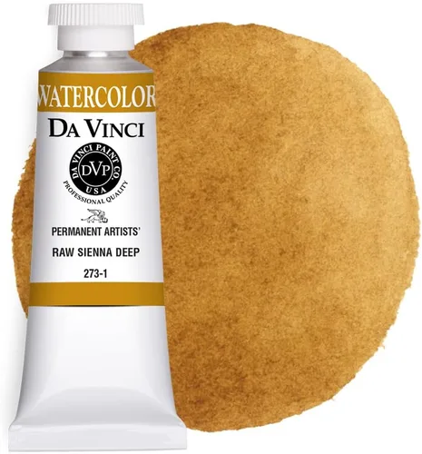 Miniatura 79 de DA VINCI PAINTS Pintura de acuarela para artista profesional, Gamboge (tono), 0.5 fl oz