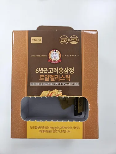 Miniatura 5 de Extracto de ginseng rojo coreano de 6 años y miel real 100 palitos Sabor dulce 15% miel australiana Apoyo diario para hombres y mujeres