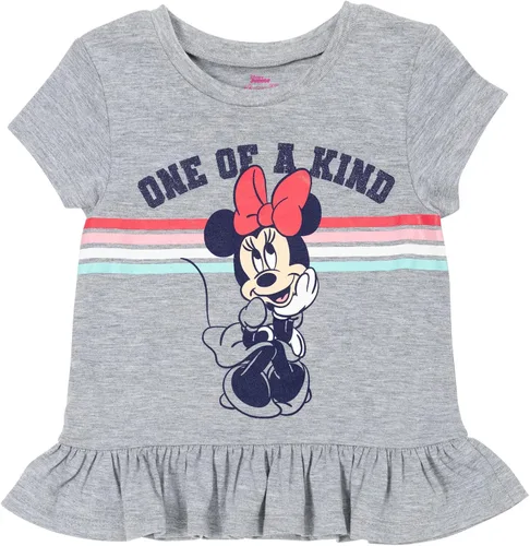 Miniatura 3 de Disney Minnie Mouse - Conjunto de camiseta sin mangas y pantalones cortos para bicicleta, 3 piezas para niñas