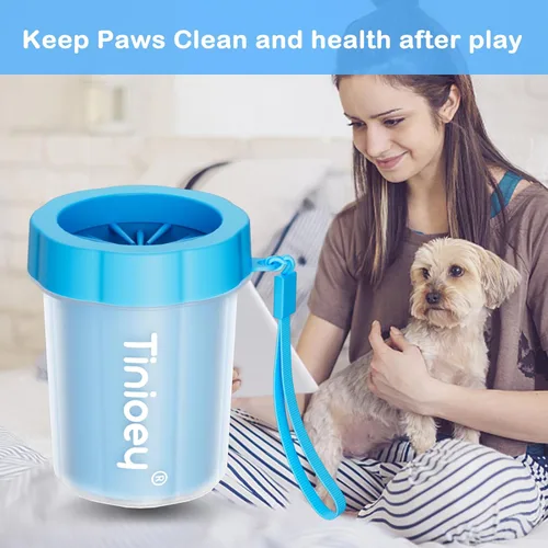 Miniatura 4 de Limpiador de patas de perro Tinioey para perros pequeños, lavador de patas de perro, limpiador de patas fangosas, limpiador de pies para mascotas