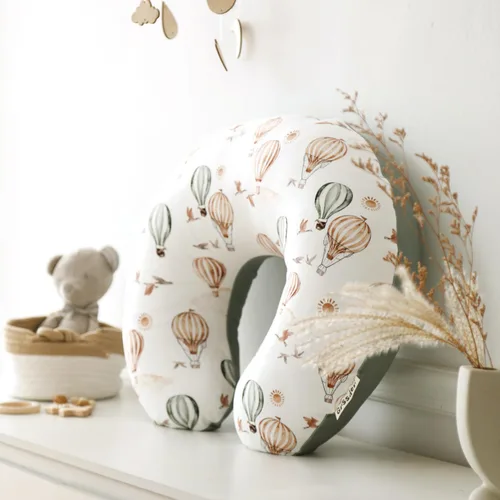 Miniatura 4 de GRSSDER Funda de Almohada de Lactancia Elástica Minky Removible Fundas de Lactancia para Almohadas de Lactancia Materna, Forro Ultra Suave y Cómodo