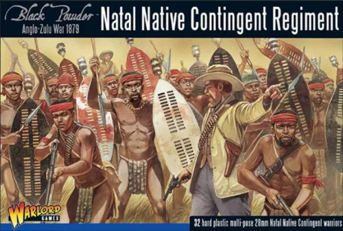 Polvo negro anglo-zulú guerra Natal nativo contingente regimiento militar mesa superior Wargaming plástico modelo kit 302014602