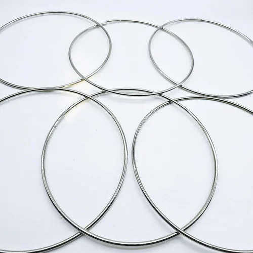 sumrica Juego de 6 anillos de enlace chinos para niños, truco de magia de escenario R: 8.7 in