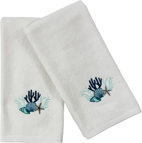 Miniatura 16 de Serafina Home Toallas de mano náuticas para huéspedes: Coastal Love Anchors The Soul, 2 piezas suaves y absorbentes