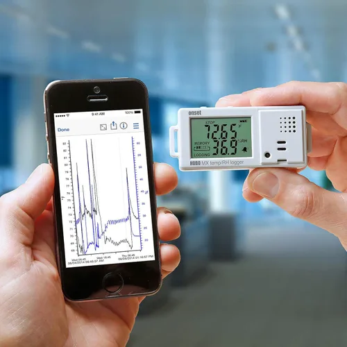 Miniatura 3 de temperatura/humedad registrador de datos, Bluetooth