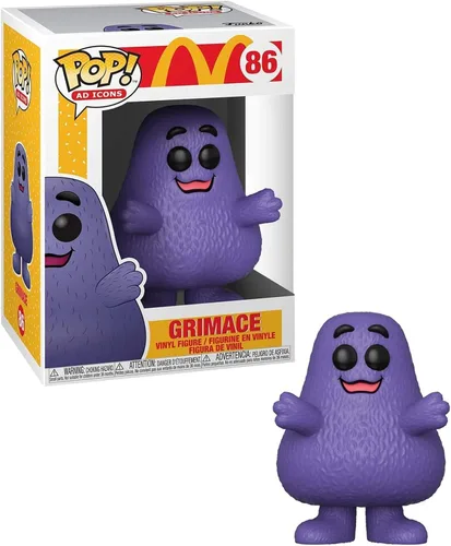 Iconos de anuncios Pop! Figura de vinilo McDonald's Grimace [86]