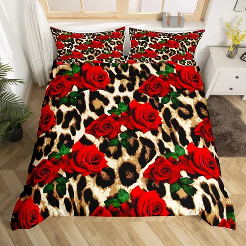 Miniatura 50 de Feelyou Juego de ropa de cama color verde azulado, tamaño individual, funda de edredón turquesa, azul, gris, grunge, degradado, para niños, niñas