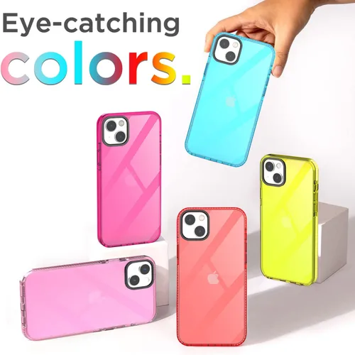 Miniatura 378 de AICase Funda protectora para iPhone 16 compatible con iPhone 16, delgada, ligera, transparente [no amarillenta] Diseño vibrante