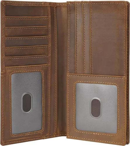 Miniatura 2 de Polare - Cartera larga y plegable de piel de vaca para hombre