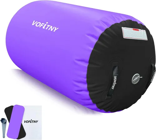 Miniatura 14 de VOFiTNY Gimnasia Equipo de Tumbling Barril de aire Inflable Octágono Vaso Rodillo Back Bend Trainer Animadoras Sin Bomba Menta nopump