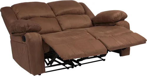 Miniatura 6 de Flash Furniture - Sofá unipersonal reclinable, Microfibra, Microfibra café chocolate.