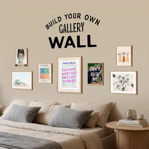 Miniatura 7 de Decoración de oficina con cita positiva para mujer, divertido arte de pared motivacional de 11 x 14 pulgadas, decoración de pared con texto