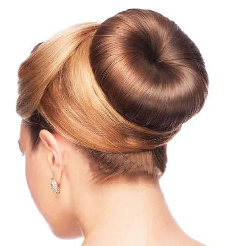 Miniatura 2 de Base de pelo rubio esponja invisible clip peine Bump It Up volumen herramienta moño donut styling inserción extensiones de cabello accesorios