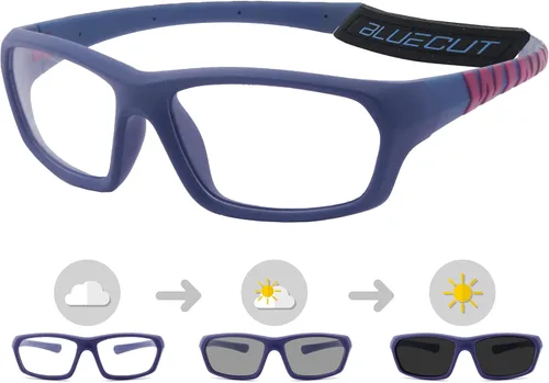 Miniatura 9 de BLUE CUT Sports Protection Goggles, Photochromic Lenses Safety Glasses for Basketball, Pickleball and Outdoor Sports
